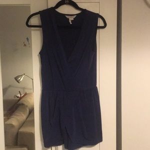 BCBG Navy Blue Romper